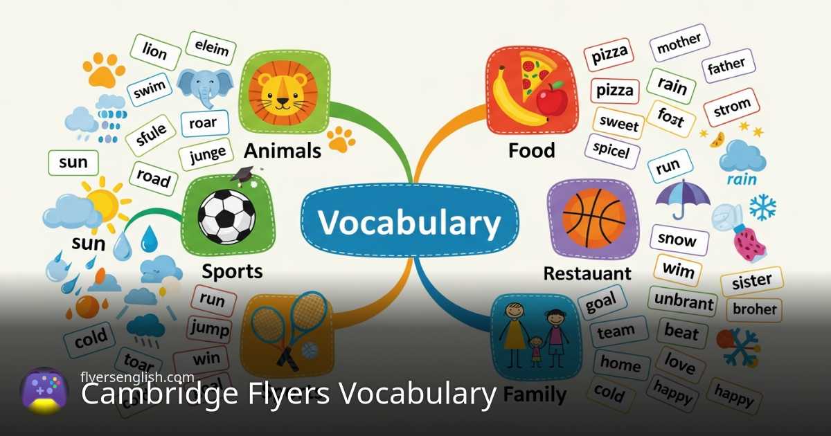 Từ Vựng Cambridge Flyers Theo Chủ Đề – Hơn 1.200 Từ Cần Biết [2026]