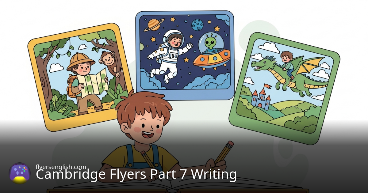 Cambridge Flyers Phần 7: Hướng Dẫn Bài Thi Viết Và Cách Luyện Tập Với AI [2026]