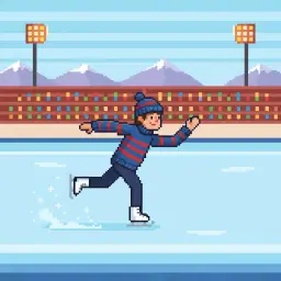 ice skating